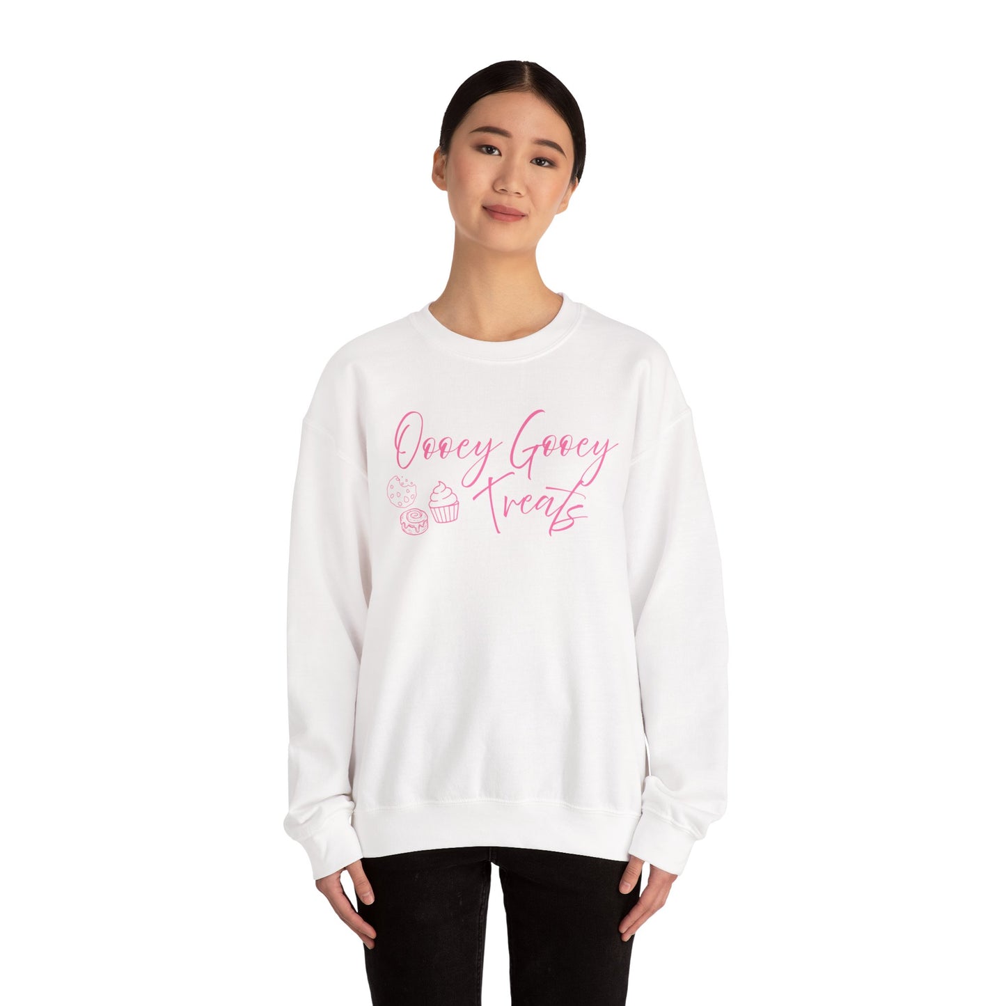 Oooey Gooey Treats Sweatshirt — Cute Bakery Graphic Shirt