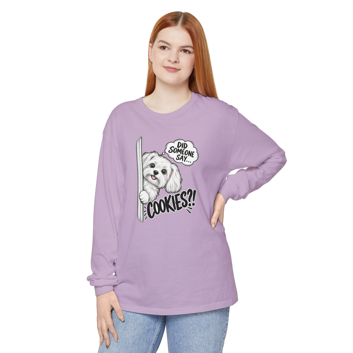 Cookies?! - Comfort Colors Long Sleeve Tee