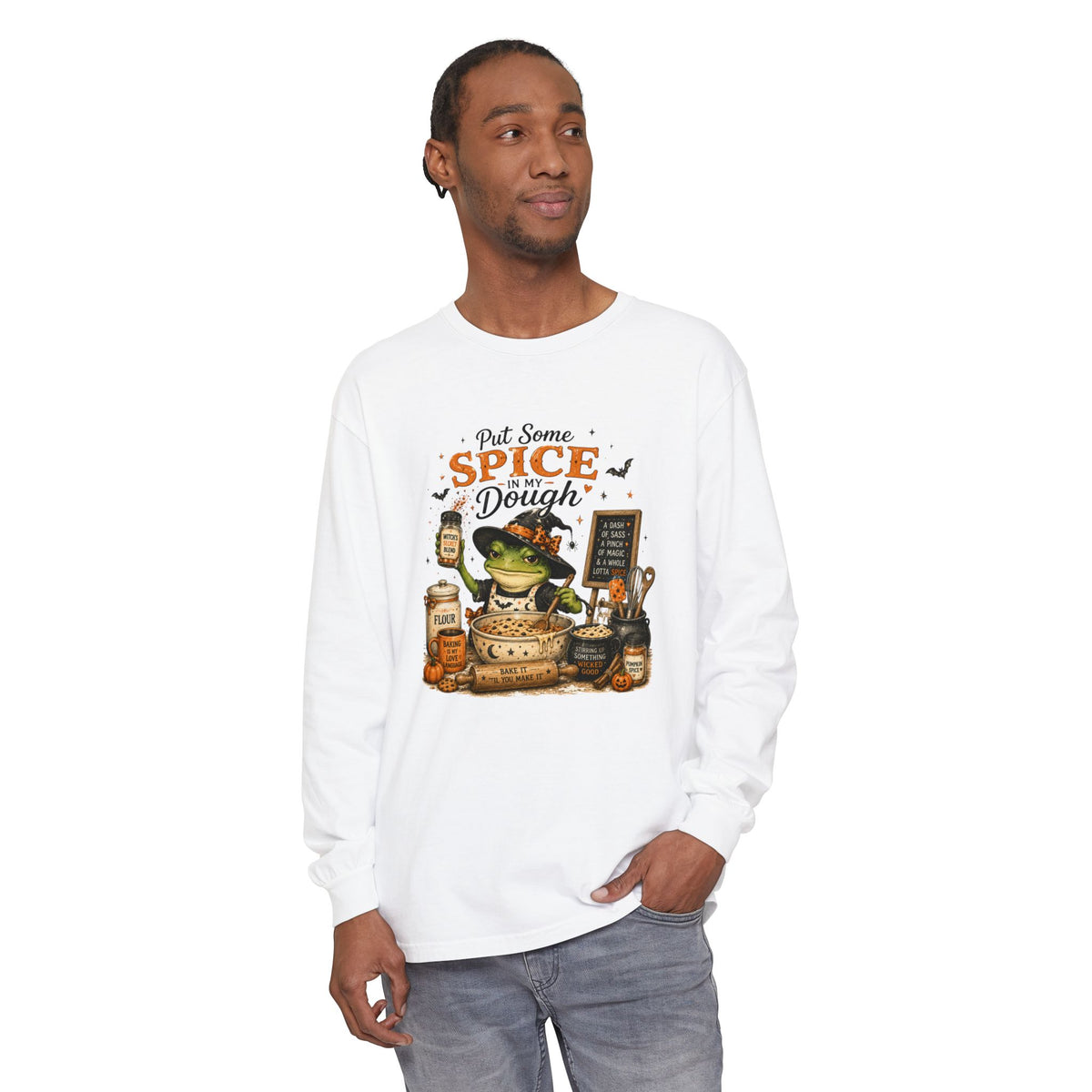 Put Some Spice in My Dough - Comfort Colors Long Sleeve Tee