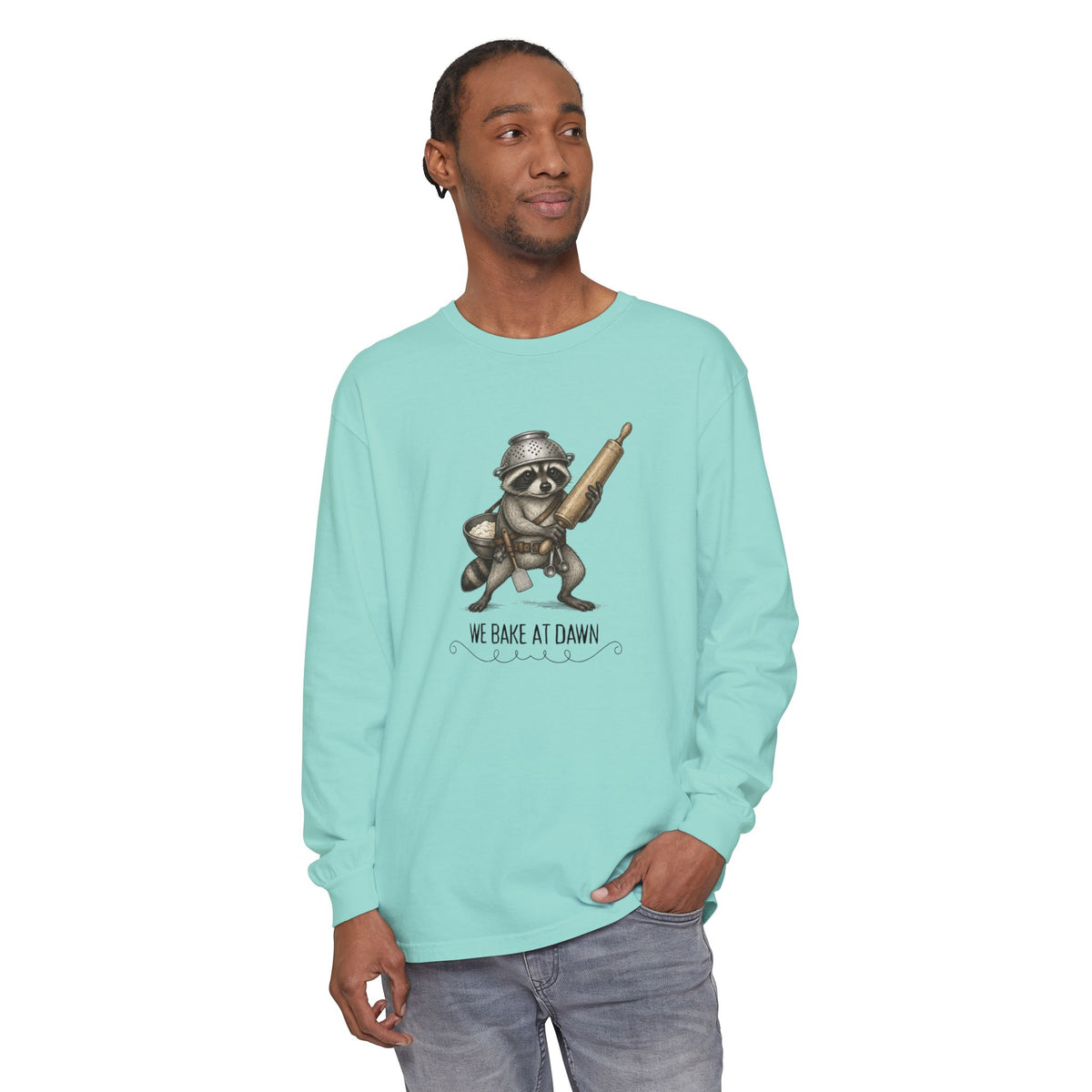We Bake at Dawn - Comfort Colors Long Sleeve Tee