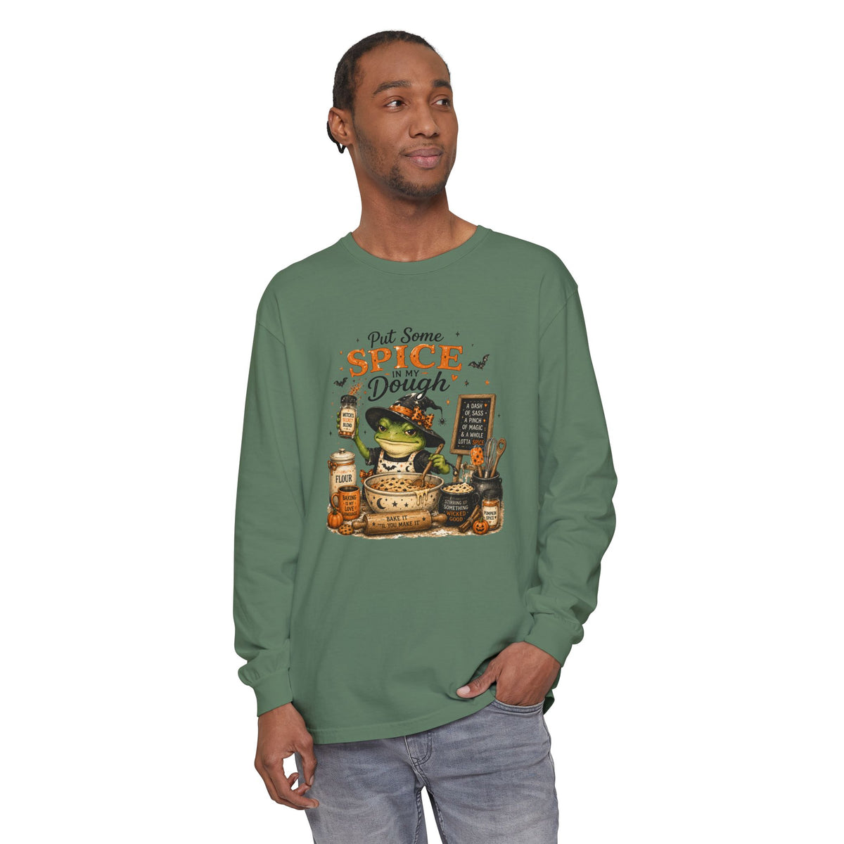 Put Some Spice in My Dough - Comfort Colors Long Sleeve Tee