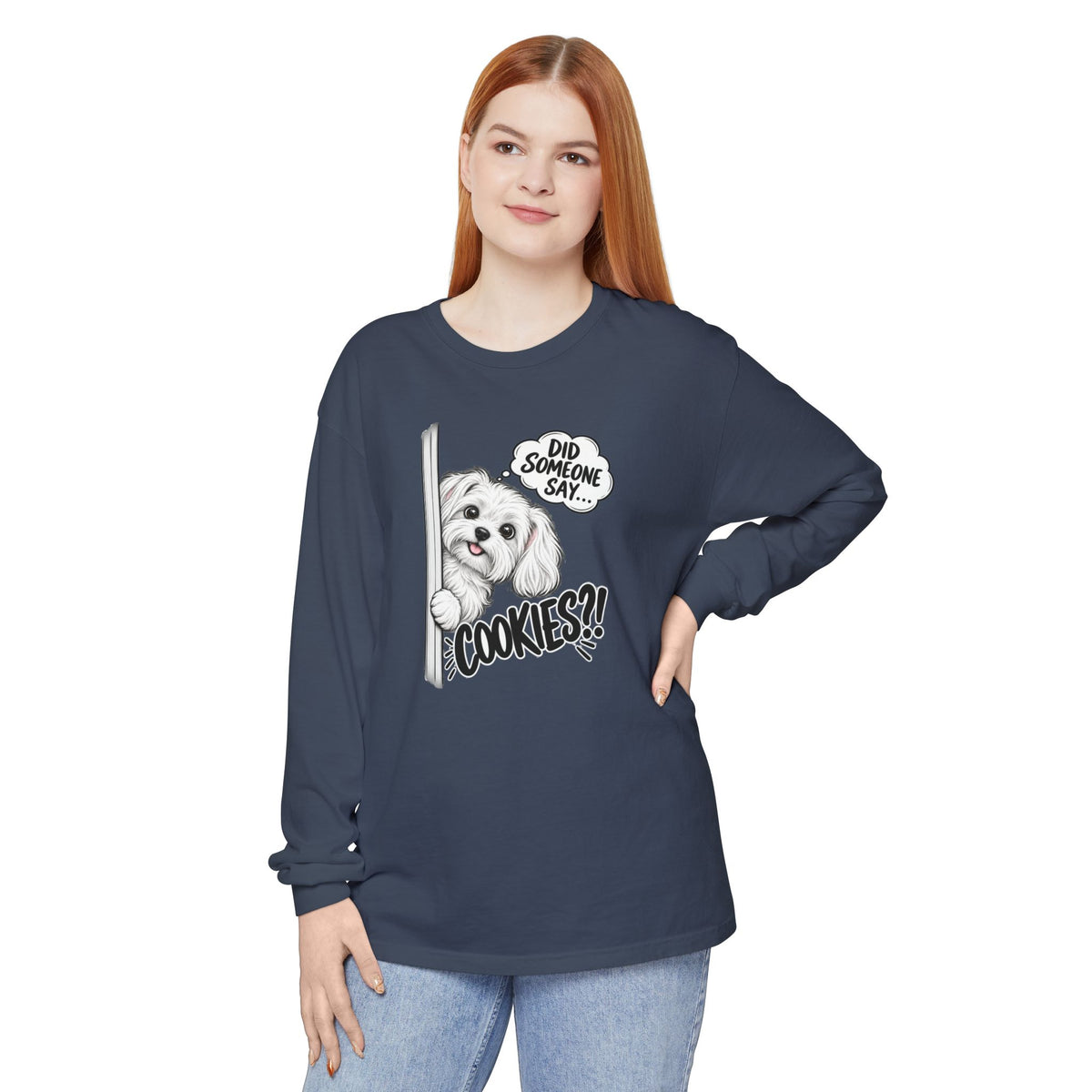 Cookies?! - Comfort Colors Long Sleeve Tee