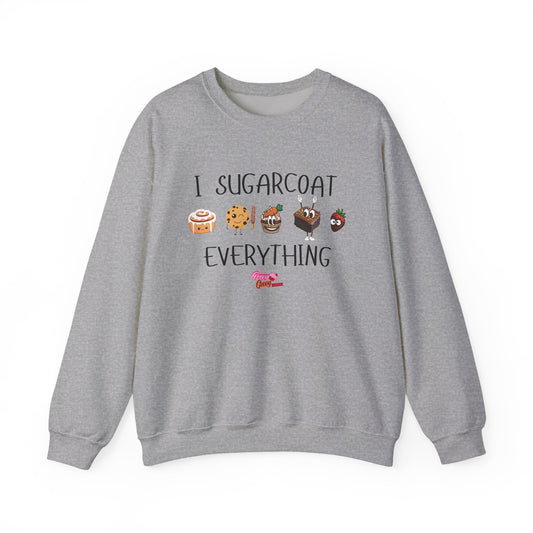 'I Sugarcoat Everything' Funny Unisex Crewneck
