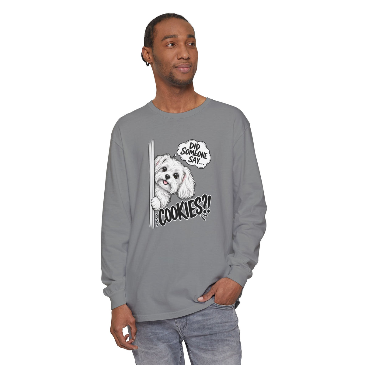 Cookies?! - Comfort Colors Long Sleeve Tee