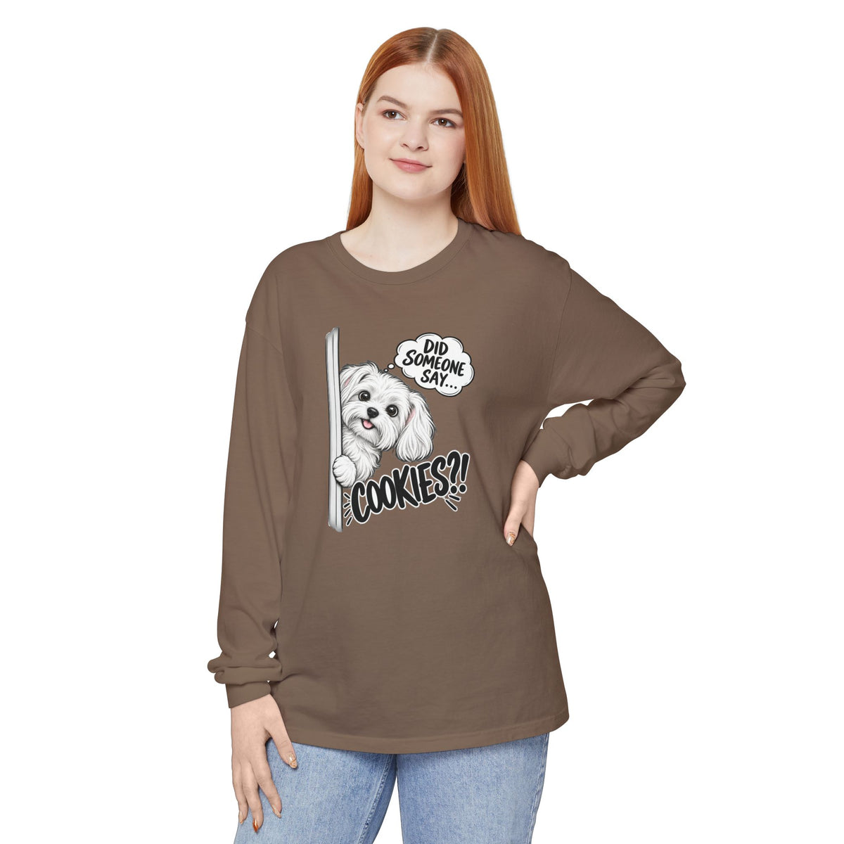 Cookies?! - Comfort Colors Long Sleeve Tee