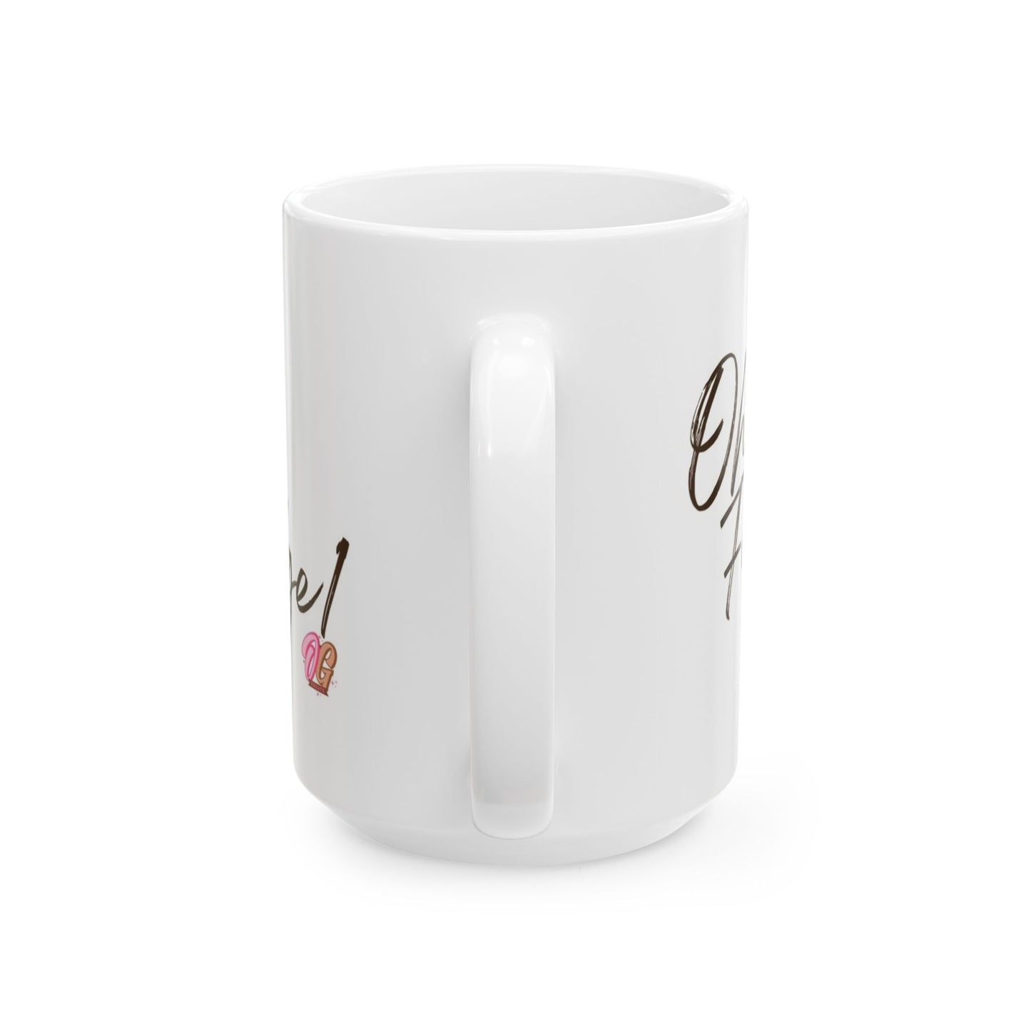 Cheerful Ceramic Mug for Coffee Lovers, Cute Gift for Birthdays, Holidays, Special Occasions, Valentine's Day, Home Decor