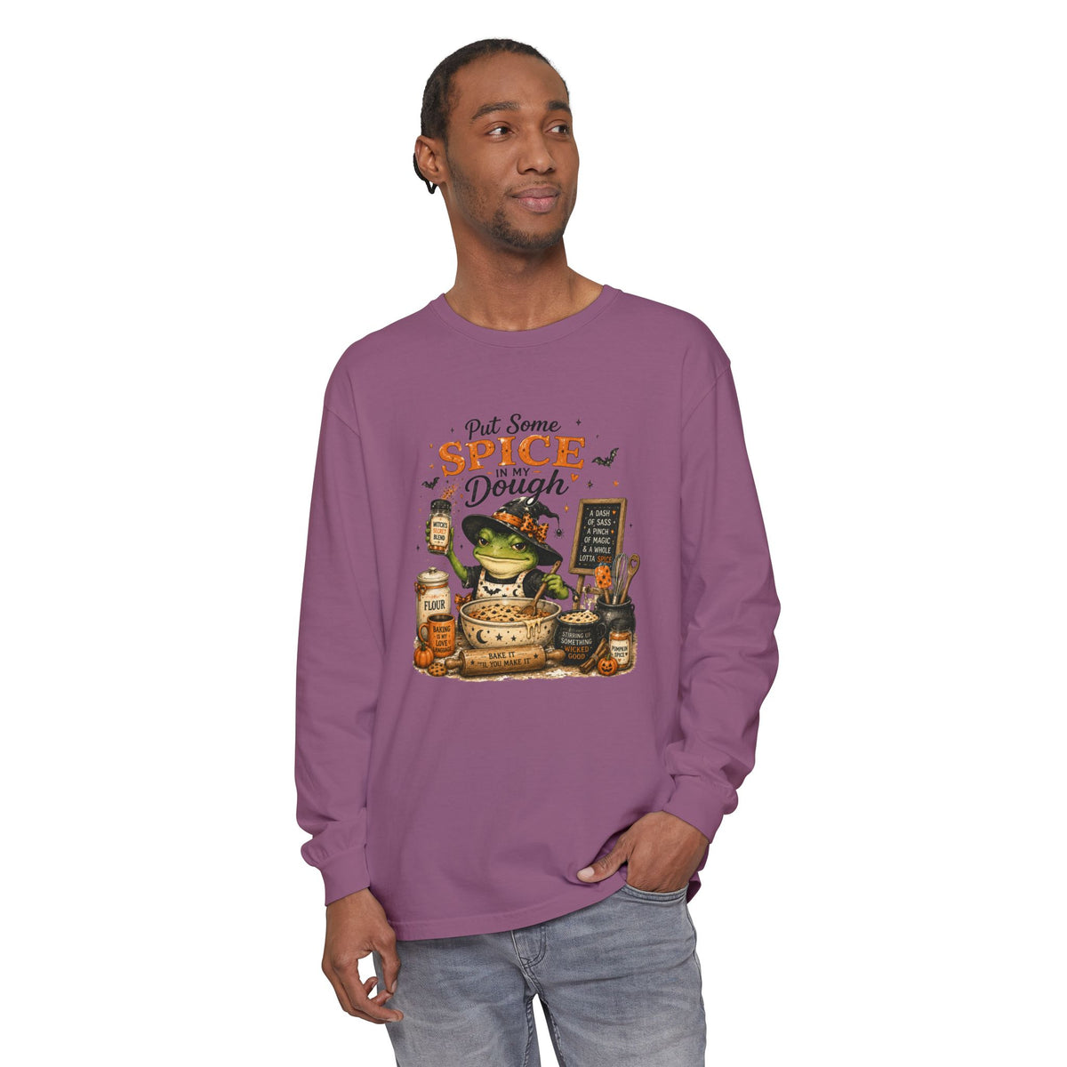 Put Some Spice in My Dough - Comfort Colors Long Sleeve Tee