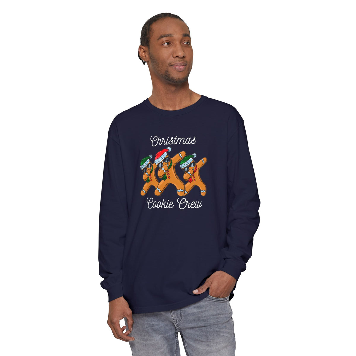 Christmas Cookie Crew - Comfort Colors Long Sleeve Tee
