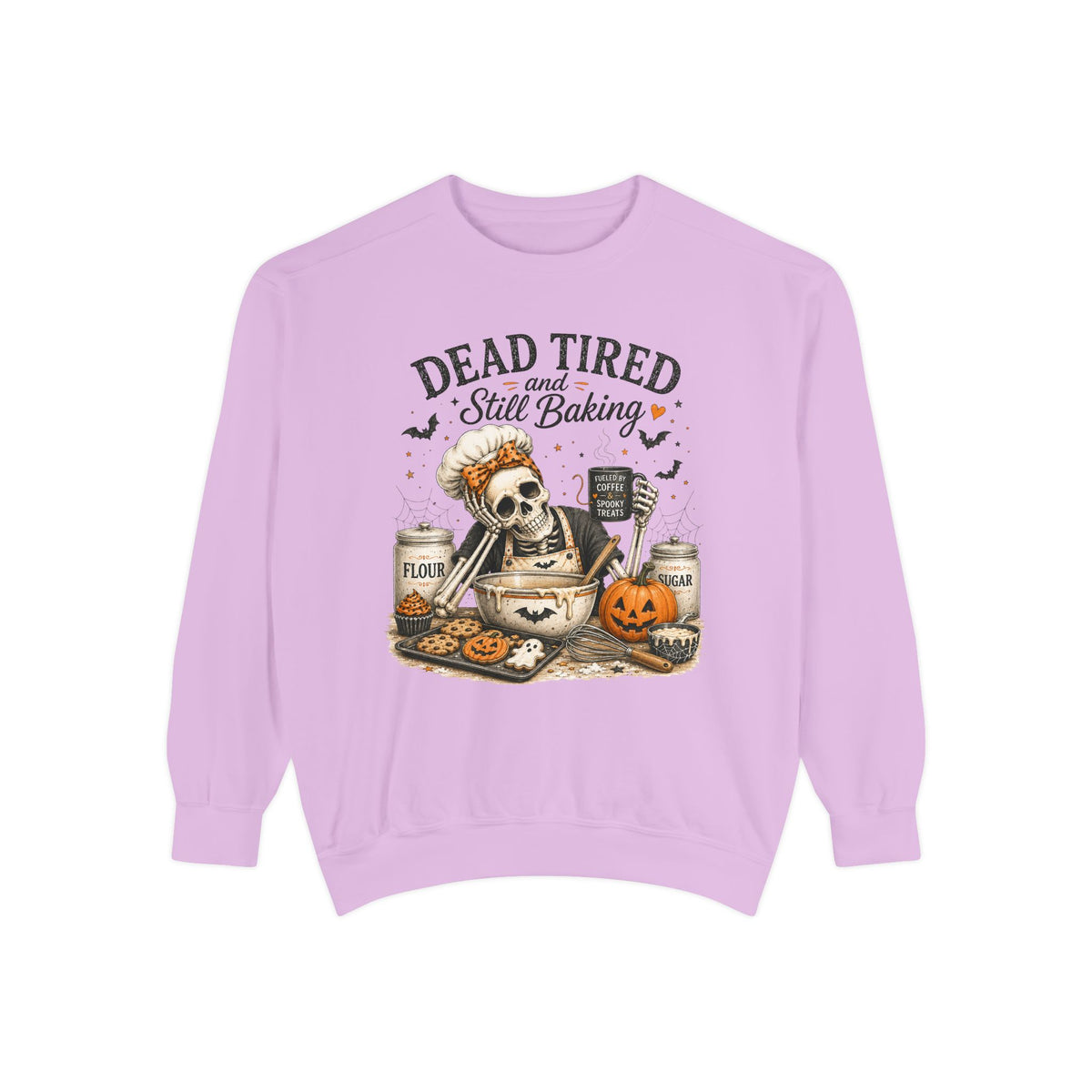 Dead Tired and Still Baking - Comfort Colors Long Sleeve Tee