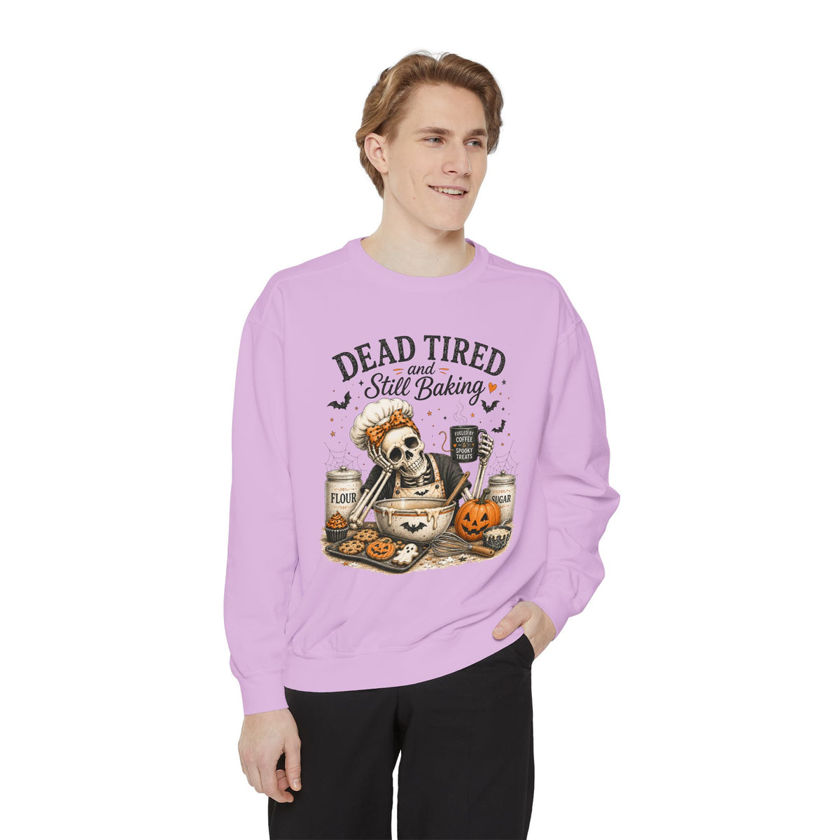 Dead Tired and Still Baking - Comfort Colors Long Sleeve Tee