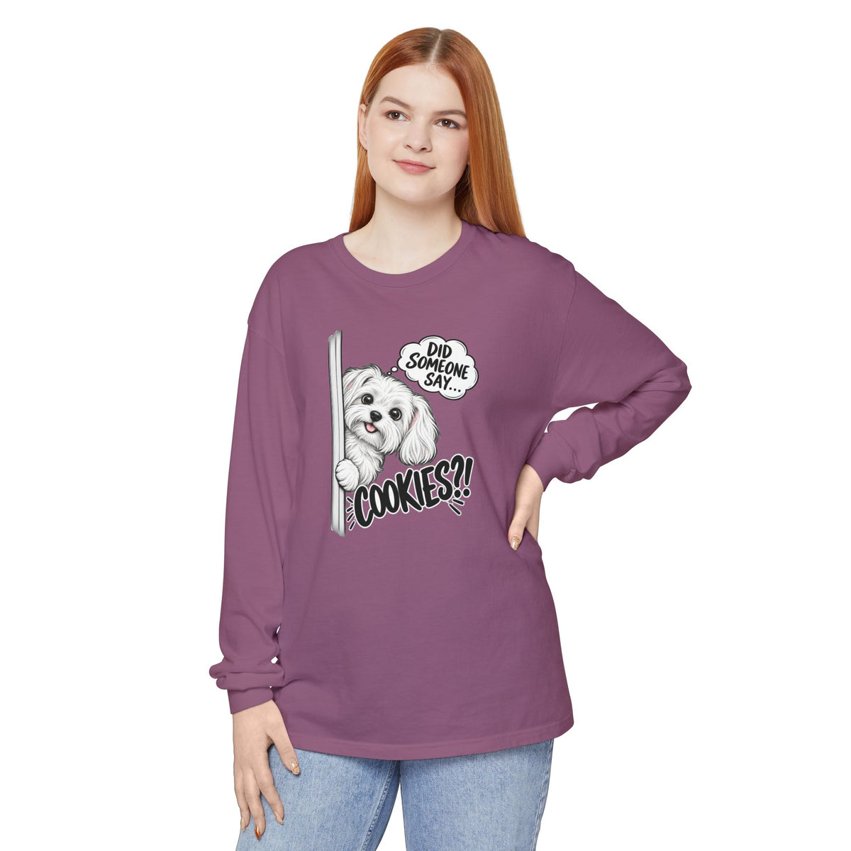 Cookies?! - Comfort Colors Long Sleeve Tee