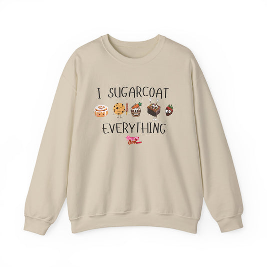 'I Sugarcoat Everything' Funny Unisex Crewneck