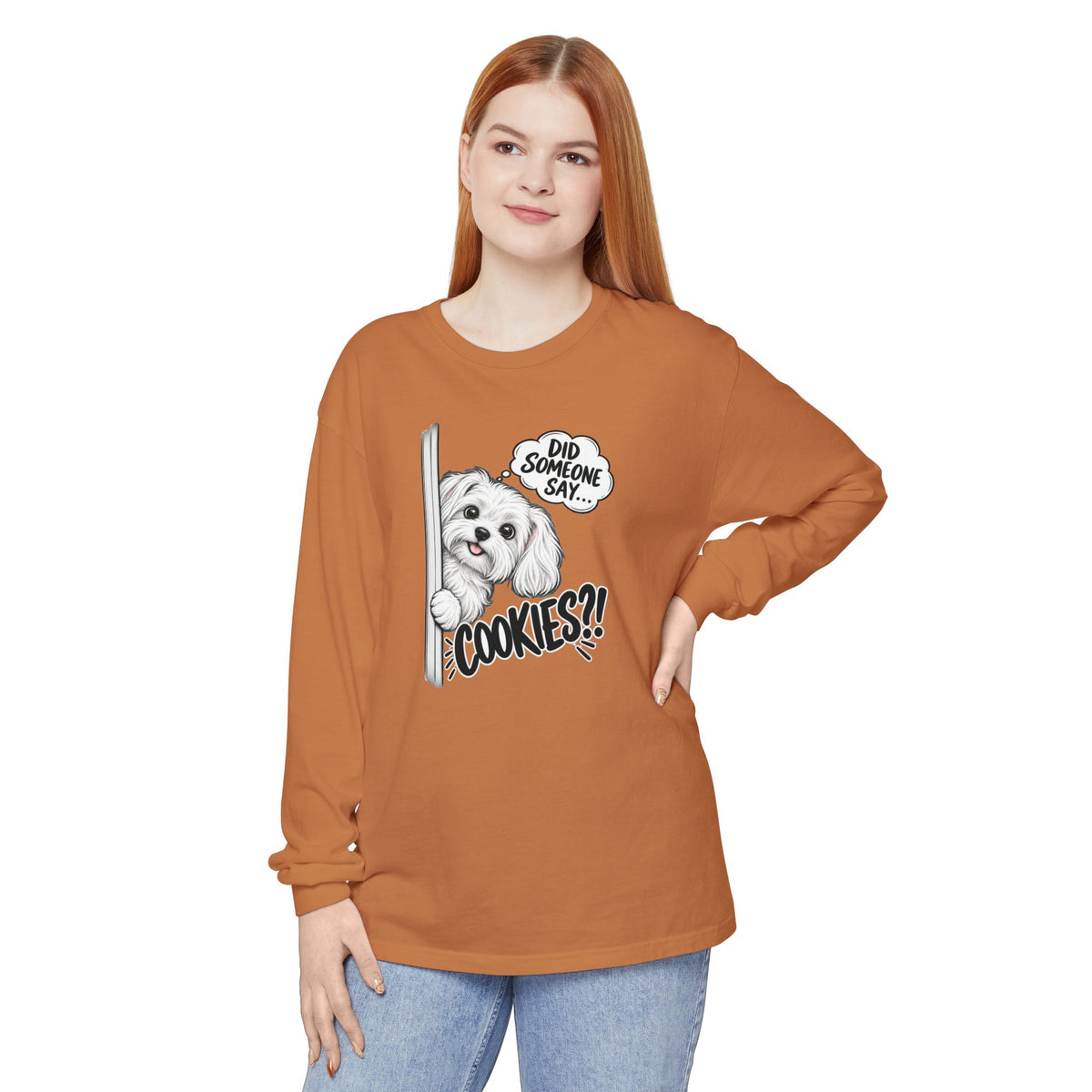 Cookies?! - Comfort Colors Long Sleeve Tee