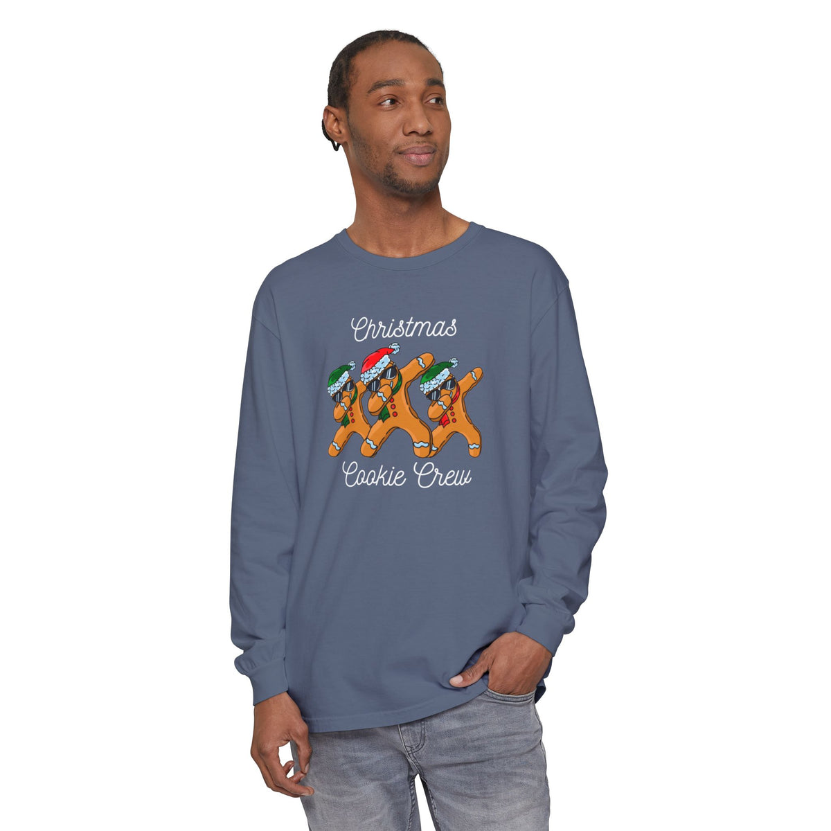 Christmas Cookie Crew - Comfort Colors Long Sleeve Tee