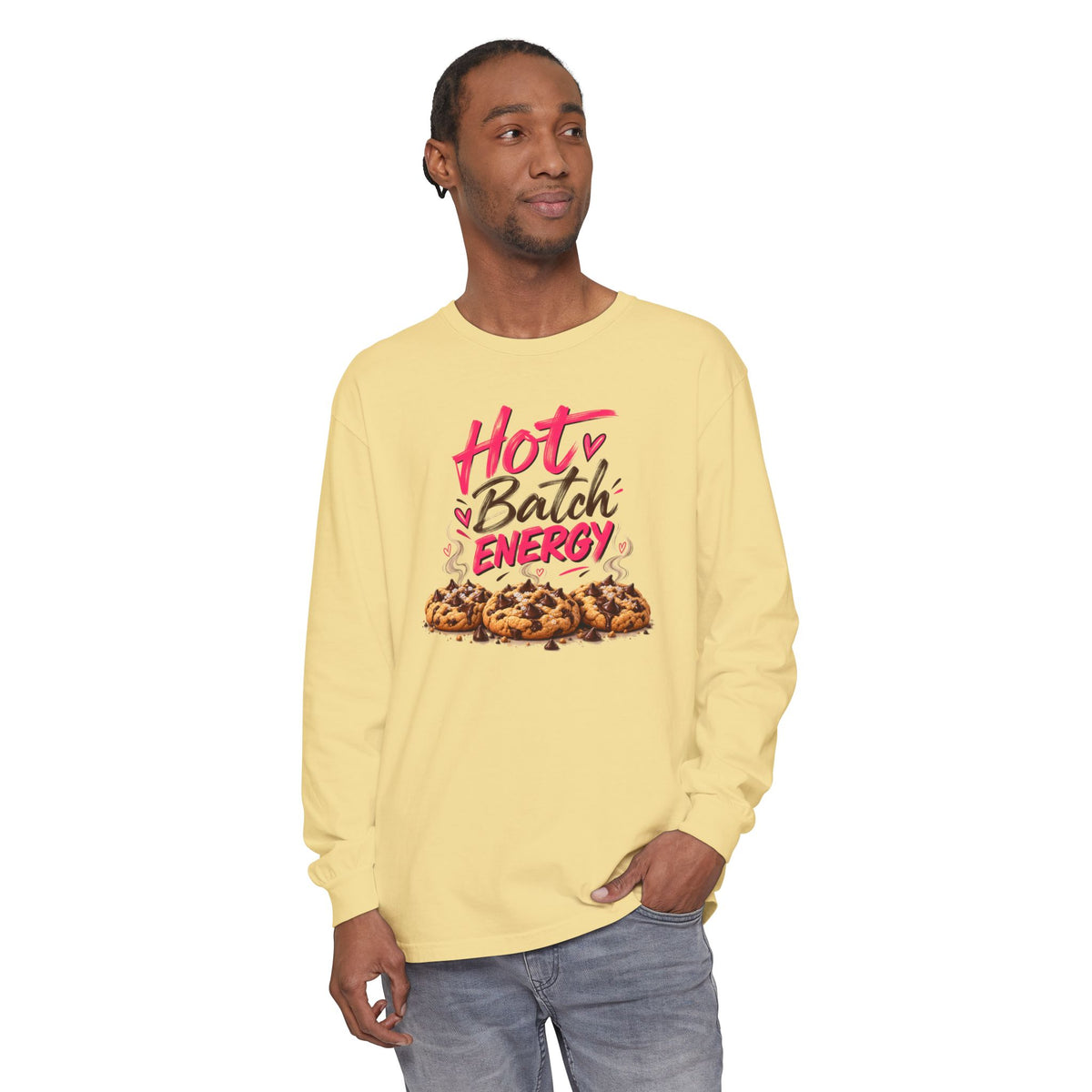 Hot Batch Energy - Comfort Colors Long Sleeve Tee