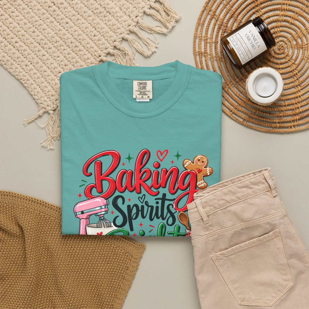 Baking Spirits Bright T-Shirt - Comfort Colors Tee