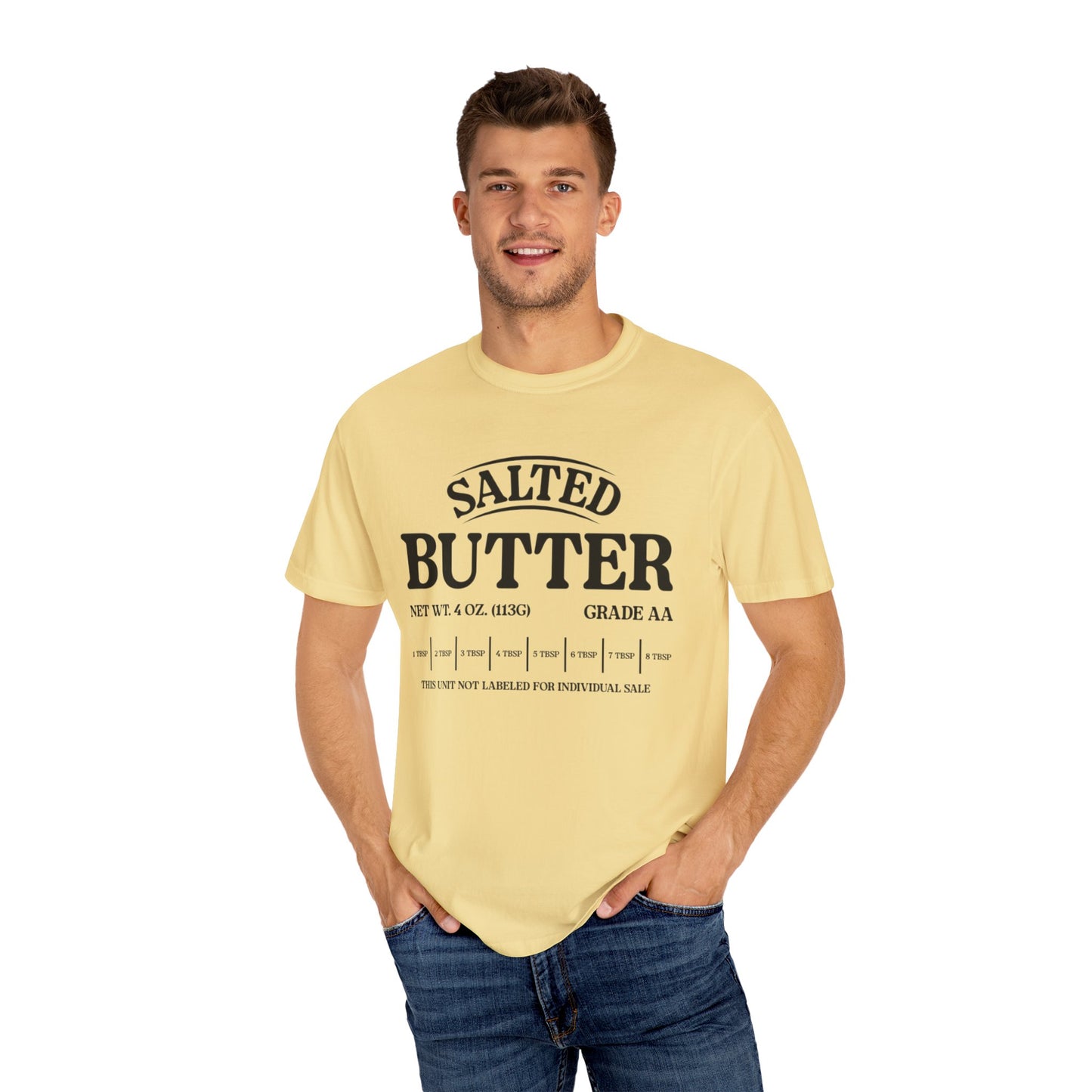 Salted Butter Unisex T-Shirt - Funny Foodie Tee, Gift for Chefs, Kitchen Lover Apparel, Foodie Fashion, Cute Cooking Outfit