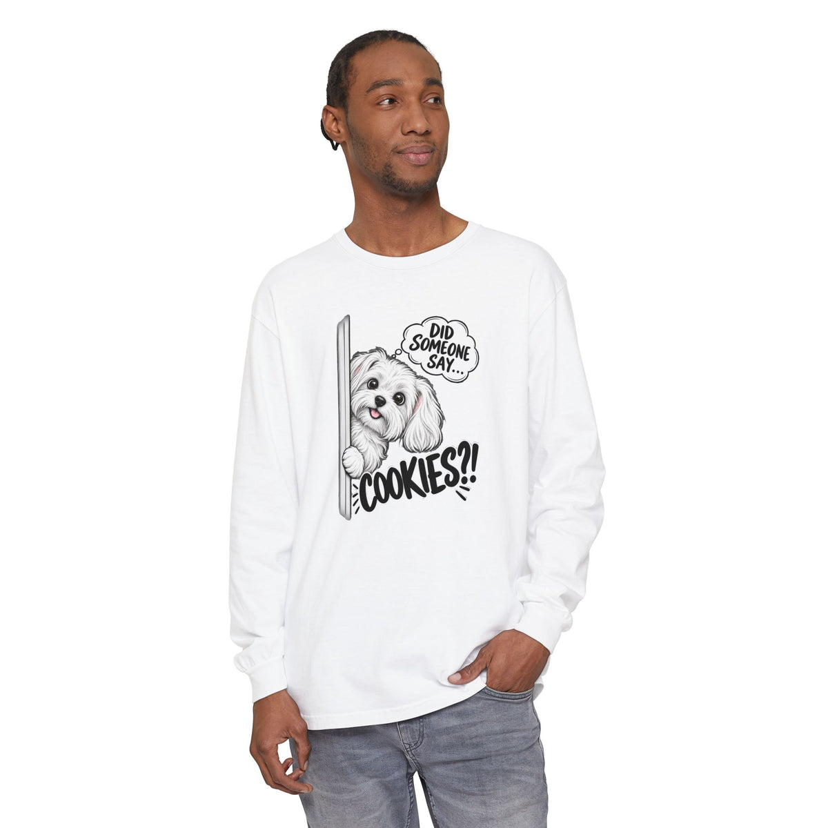 Cookies?! - Comfort Colors Long Sleeve Tee