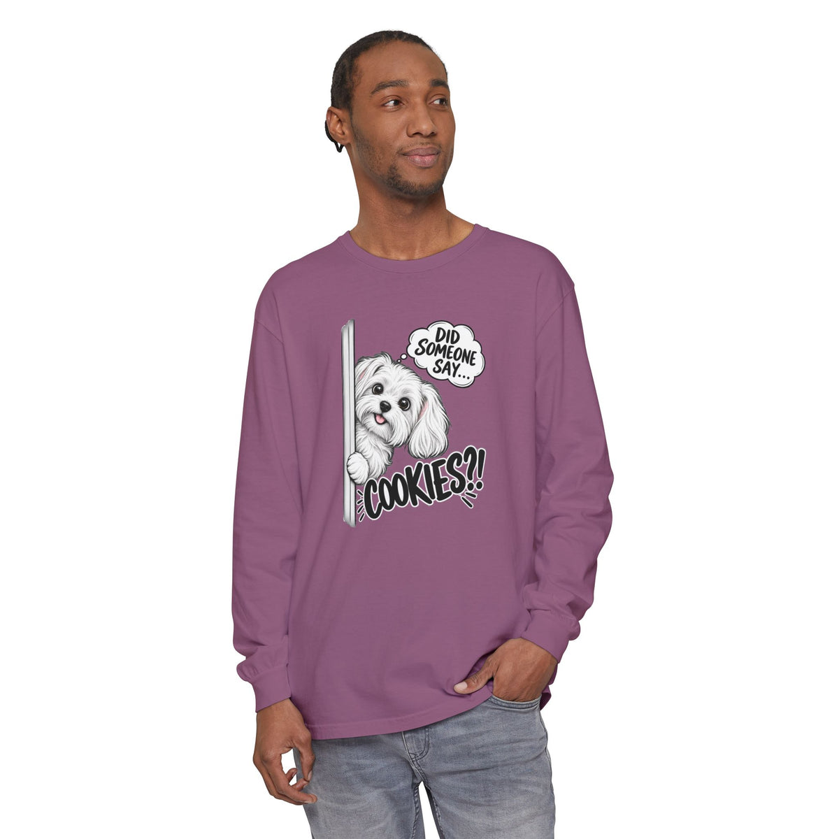 Cookies?! - Comfort Colors Long Sleeve Tee