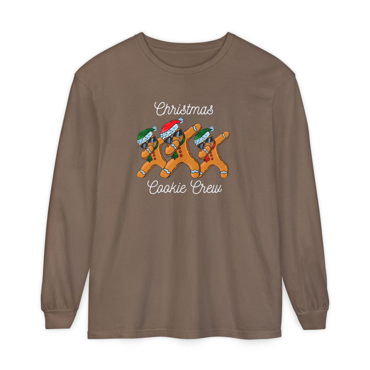 Christmas Cookie Crew - Comfort Colors Long Sleeve Tee