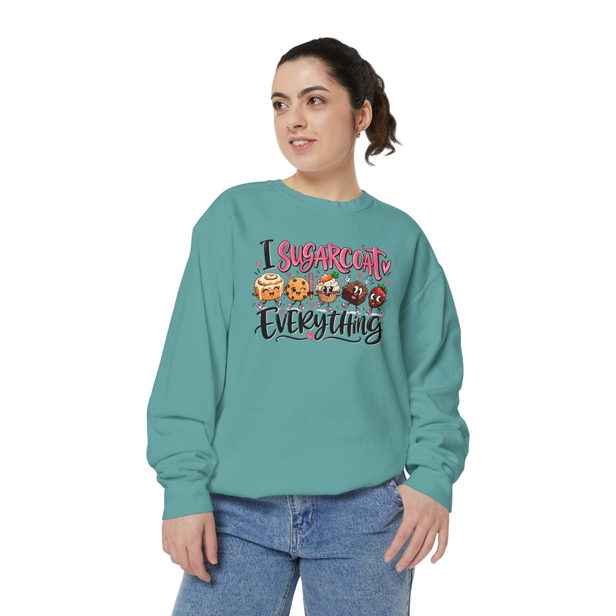 I Sugarcoat Everything - Comfort Colors Sweatshirt