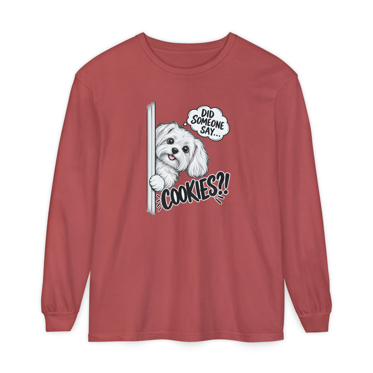 Cookies?! - Comfort Colors Long Sleeve Tee