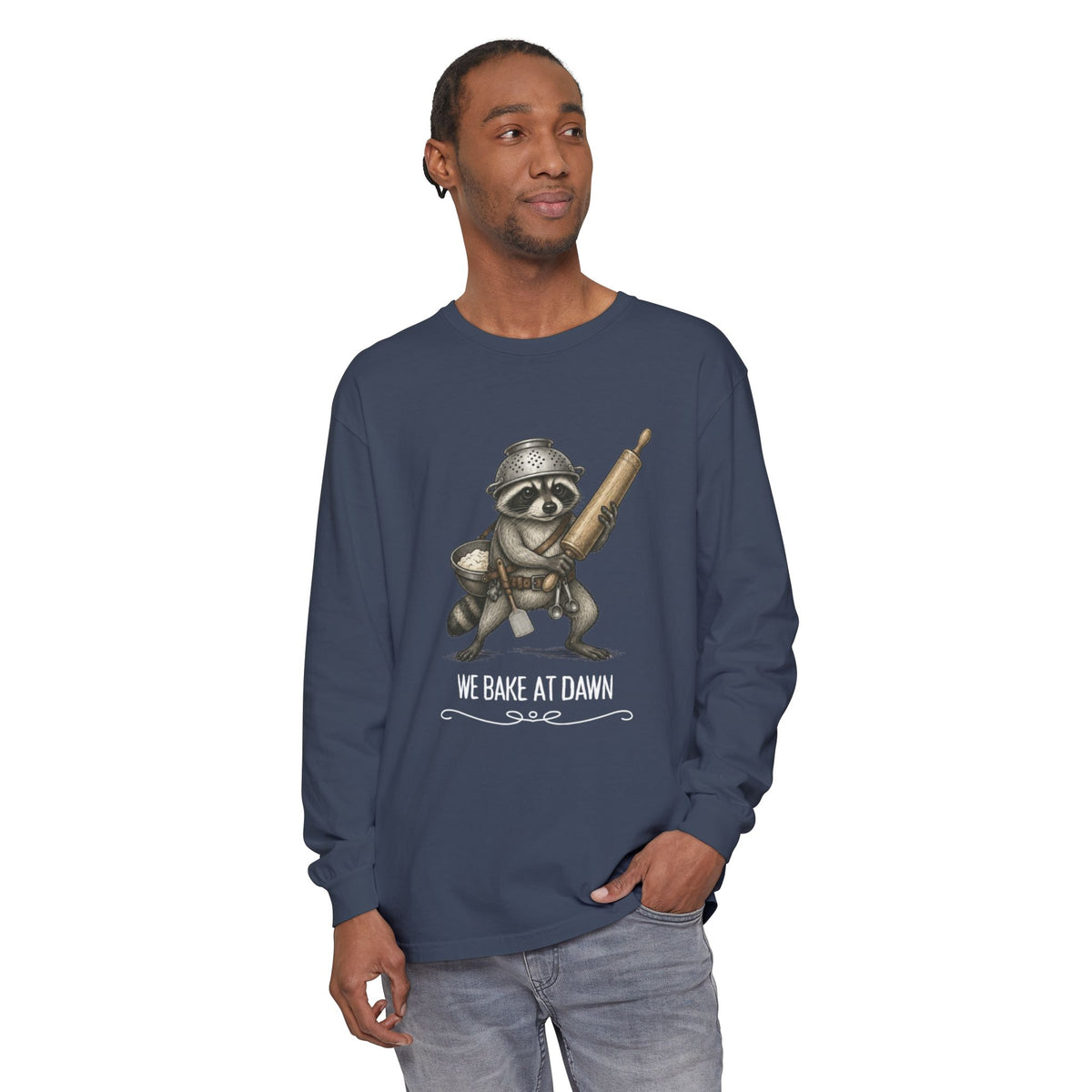 We Bake at Dawn - Comfort Colors Long Sleeve Tee