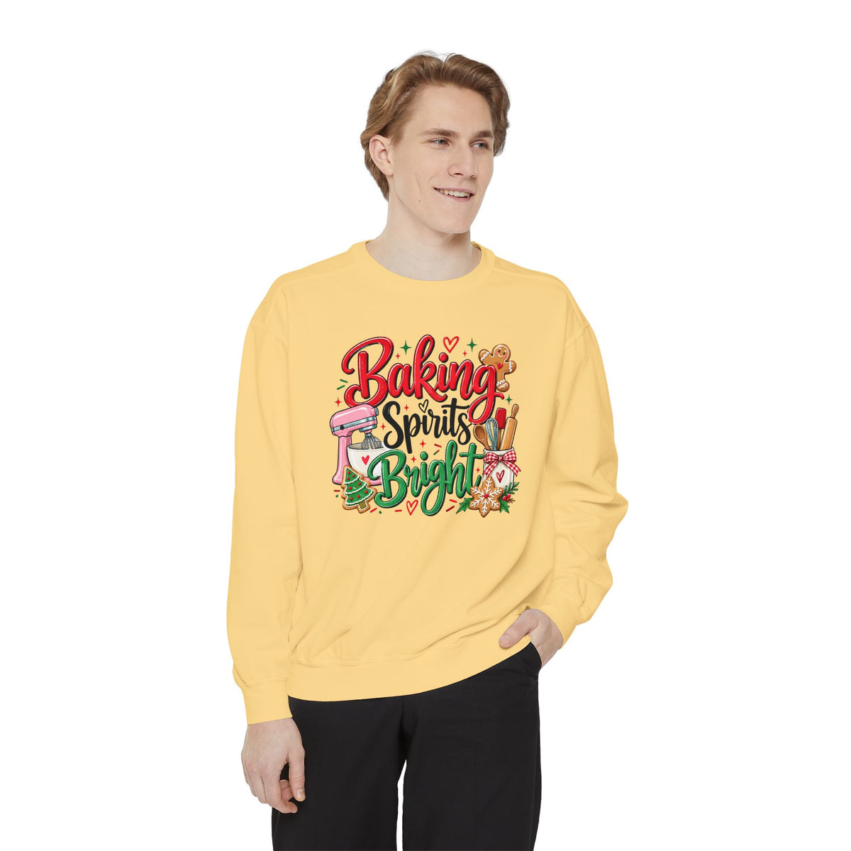 Baking Spirits Bright - Comfort Colors Sweatshirt