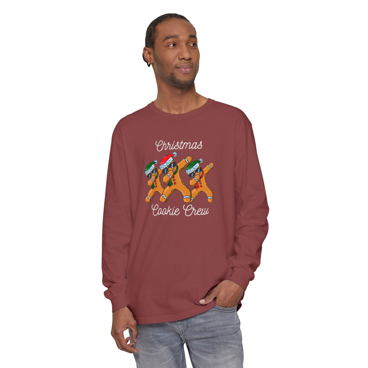 Christmas Cookie Crew - Comfort Colors Long Sleeve Tee