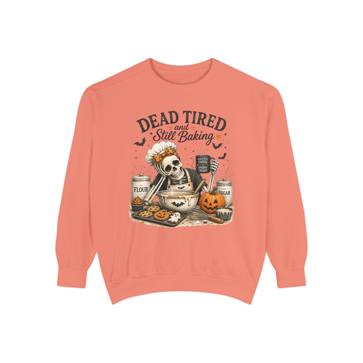 Dead Tired and Still Baking - Comfort Colors Long Sleeve Tee