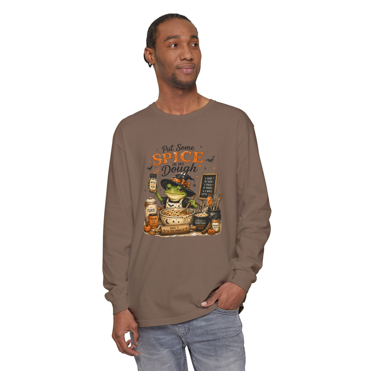 Put Some Spice in My Dough - Comfort Colors Long Sleeve Tee