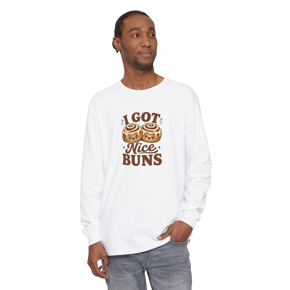 Nice Buns - Comfort Colors Long Sleeve Shirt