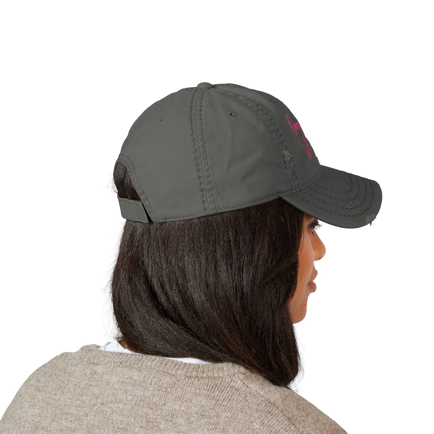 Distressed Dad Hat — Oooey Gooey Treats Embroidered Baseball Cap