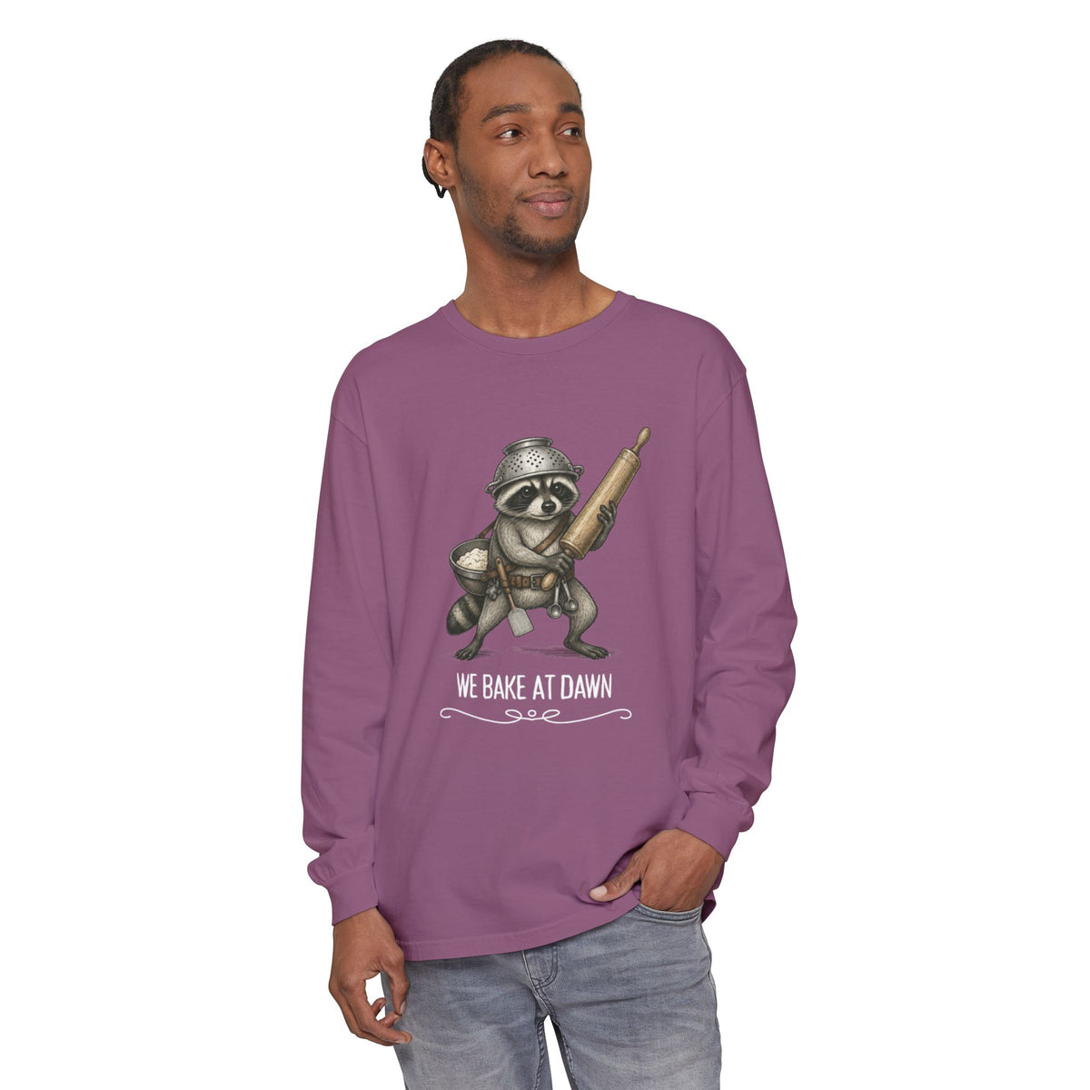 We Bake at Dawn - Comfort Colors Long Sleeve Tee