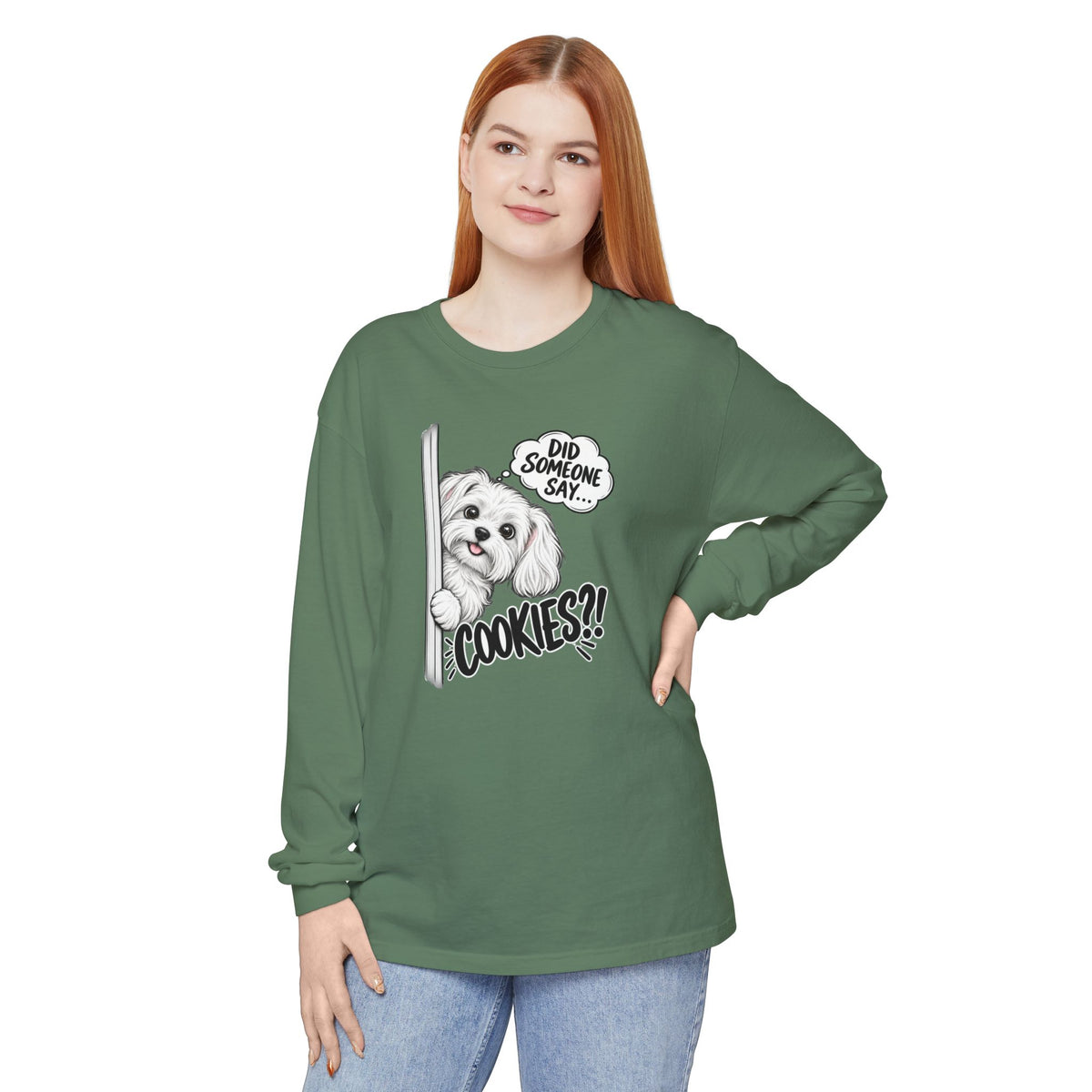 Cookies?! - Comfort Colors Long Sleeve Tee