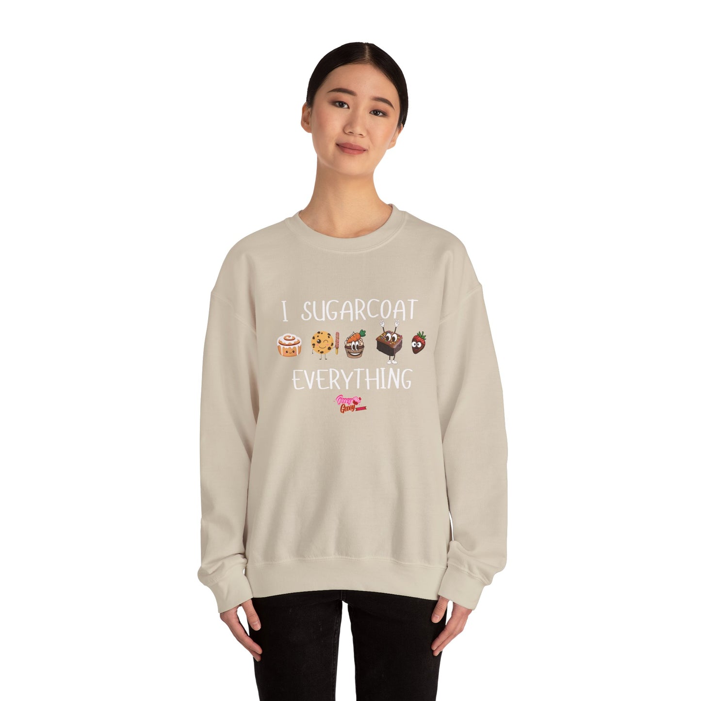 Sweatshirt - 'I Sugarcoat Everything' Funny Unisex Crewneck
