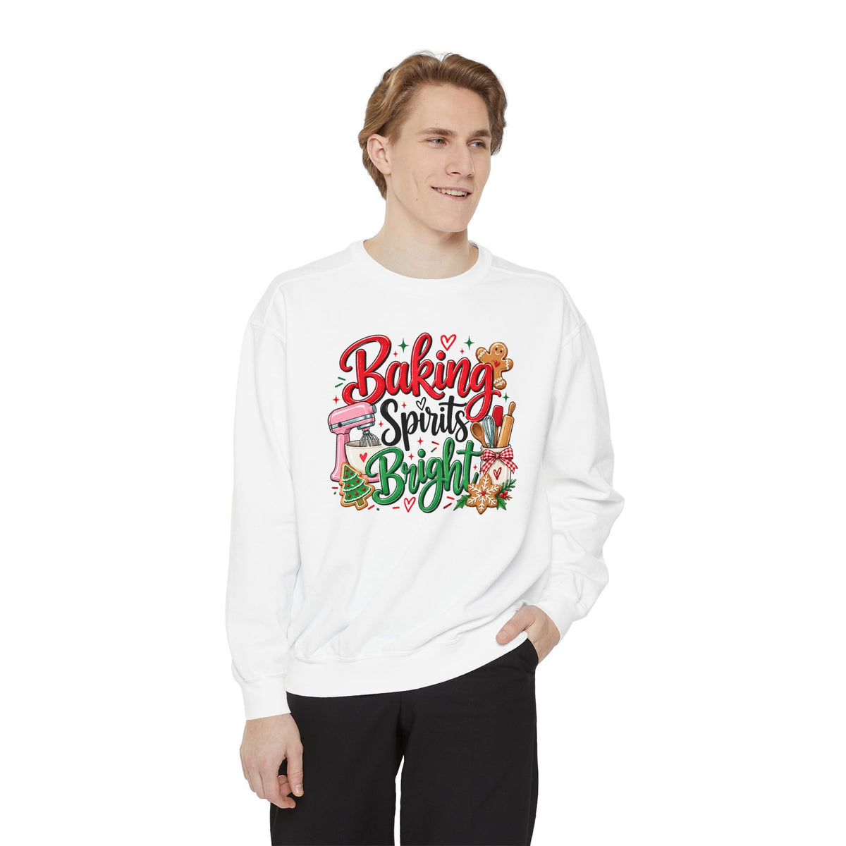 Baking Spirits Bright - Comfort Colors Sweatshirt