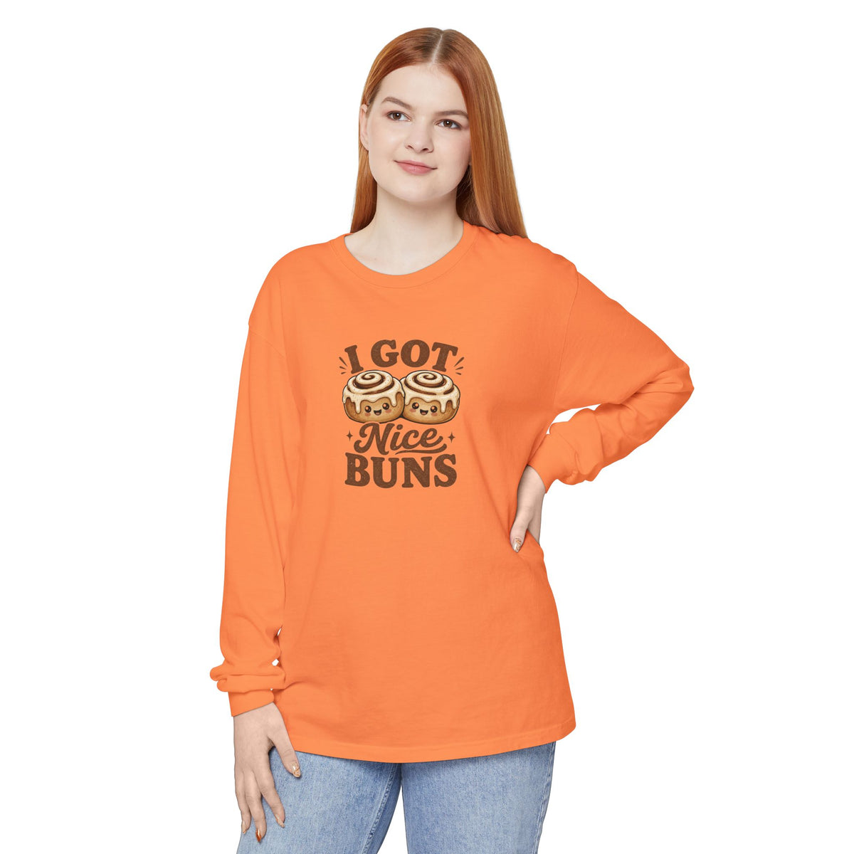 Nice Buns - Comfort Colors Long Sleeve Shirt