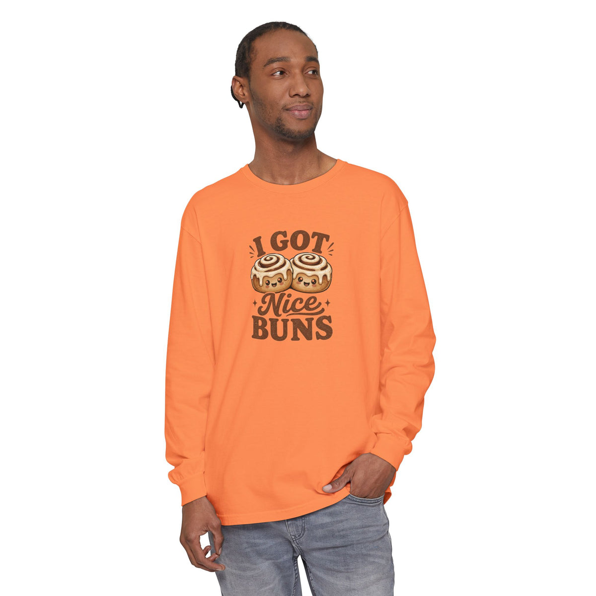 Nice Buns - Comfort Colors Long Sleeve Shirt