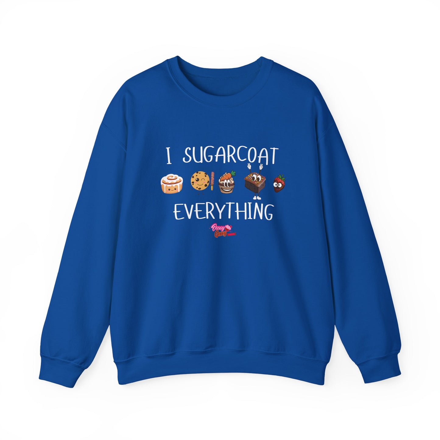 Sweatshirt - 'I Sugarcoat Everything' Funny Unisex Crewneck