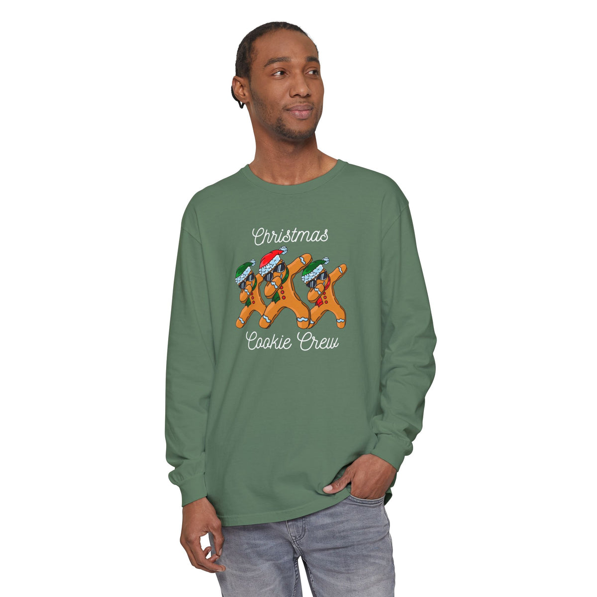 Christmas Cookie Crew - Comfort Colors Long Sleeve Tee