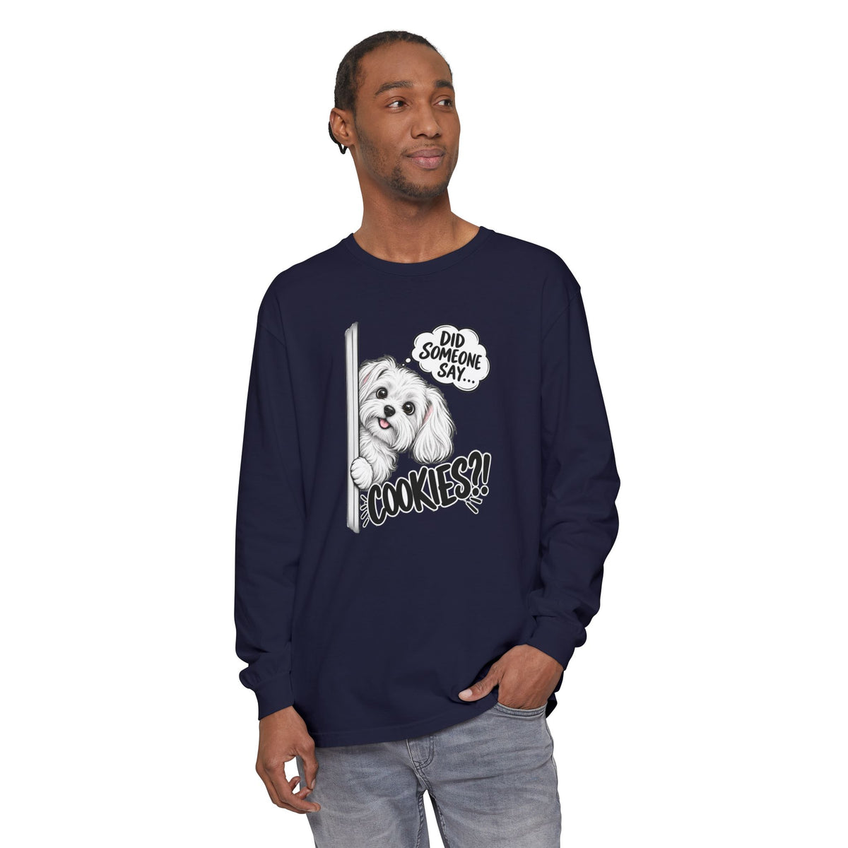 Cookies?! - Comfort Colors Long Sleeve Tee