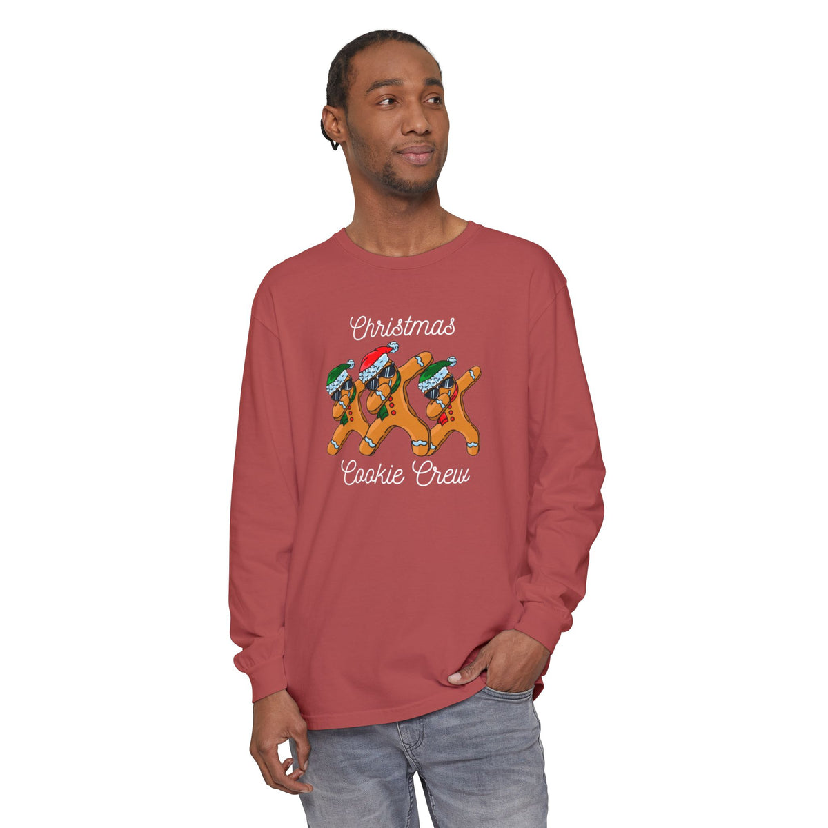 Christmas Cookie Crew - Comfort Colors Long Sleeve Tee