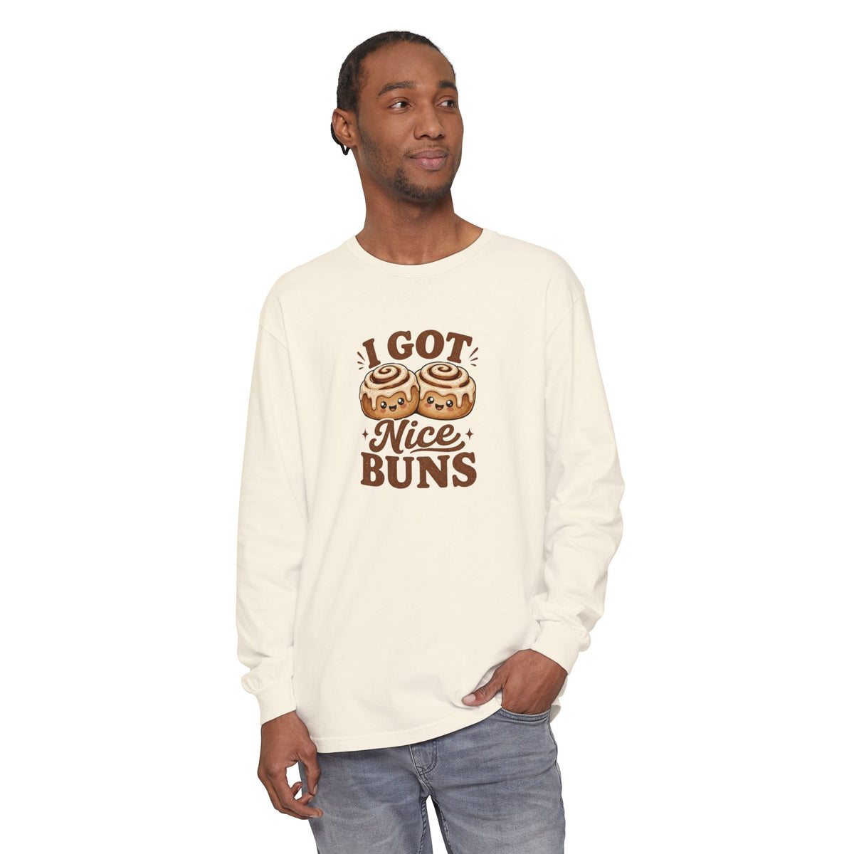 Nice Buns - Comfort Colors Long Sleeve Shirt
