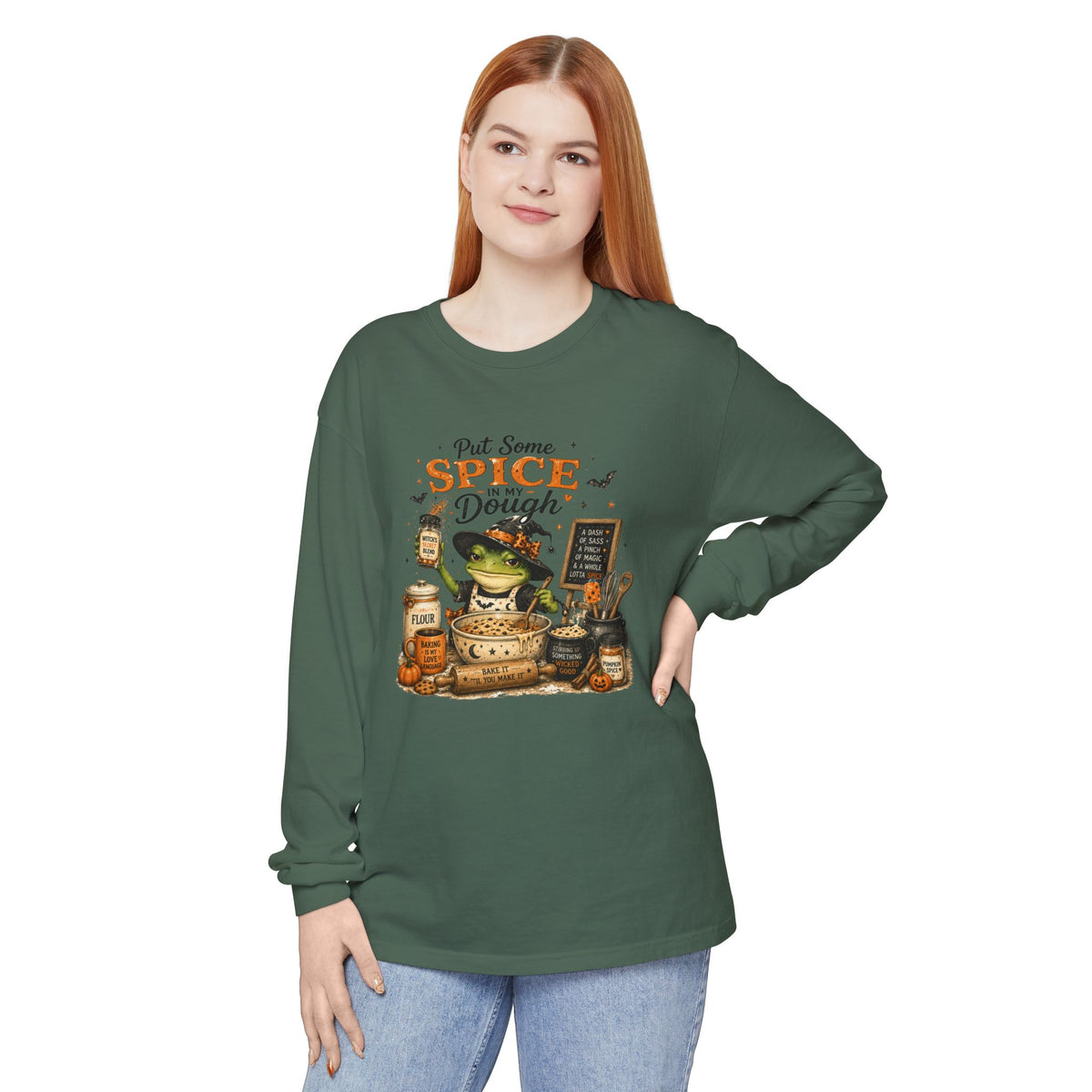 Put Some Spice in My Dough - Comfort Colors Long Sleeve Tee