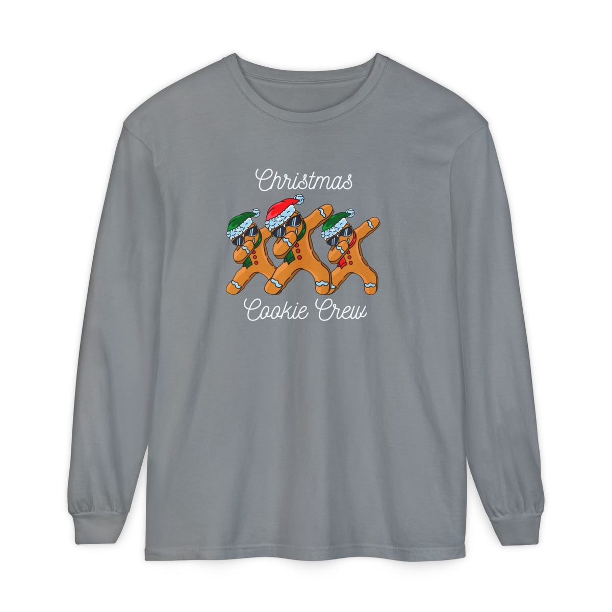 Christmas Cookie Crew - Comfort Colors Long Sleeve Tee