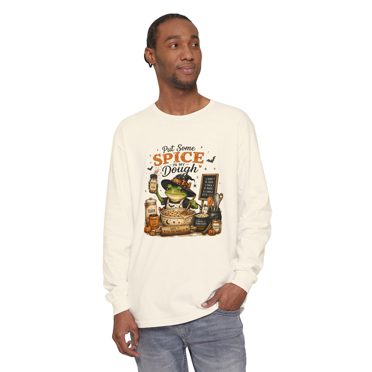 Put Some Spice in My Dough - Comfort Colors Long Sleeve Tee